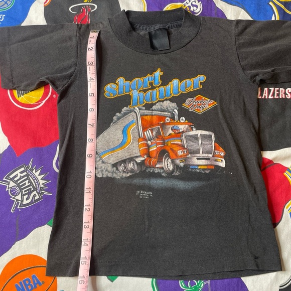 Vintage 1988 3d Emblem Truckers Only Short Hauler Shirt Rare! - Picture 9 of 9